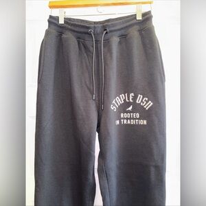 Staple Pigeon OSN DSN OSM M Mens Adult Casual Logo Black Graphic Sweatpants